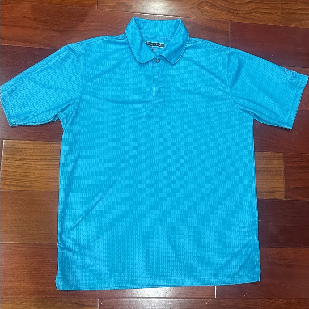 Pebble Beach Turquoise Performance Polo
